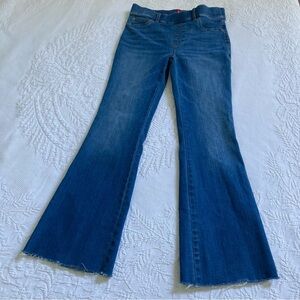 Spanx Pull on jeans stretch denim slimming bootcut size M